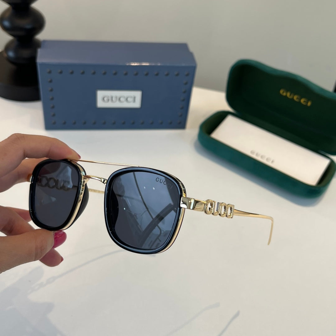 Gucci Oversized Silver Lens Sunglasses for Men & Women - 357777 - detail image 9