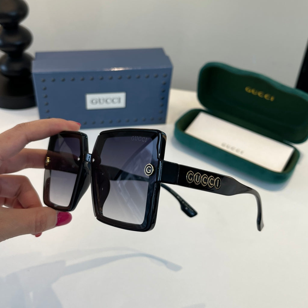 Gucci Oversized Silver Lens Sunglasses for Women - 357780 - detail image 10