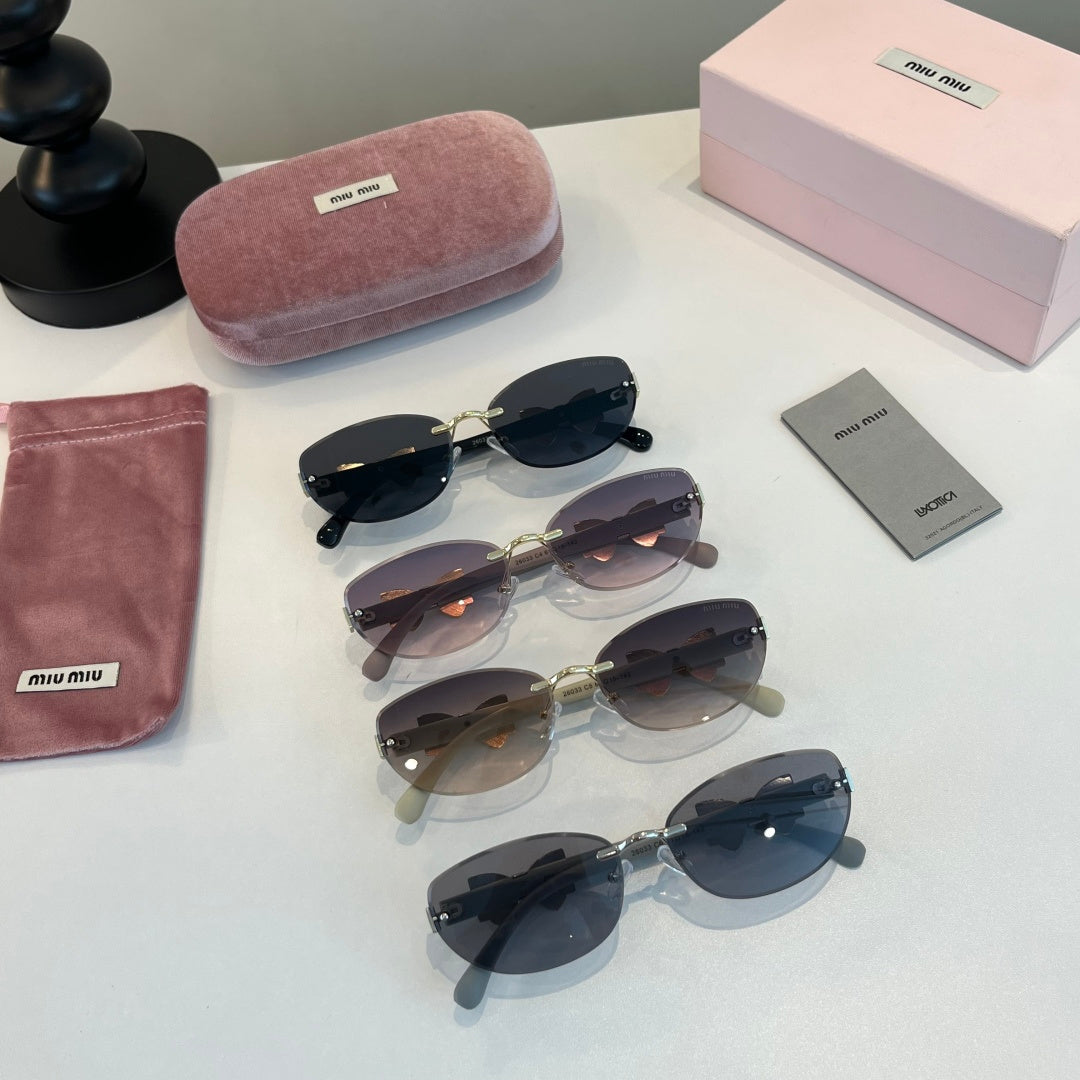 Miu Miu Cat-Eye Silver Lens Sunglasses for Men & Women - 416286 - detail image 10