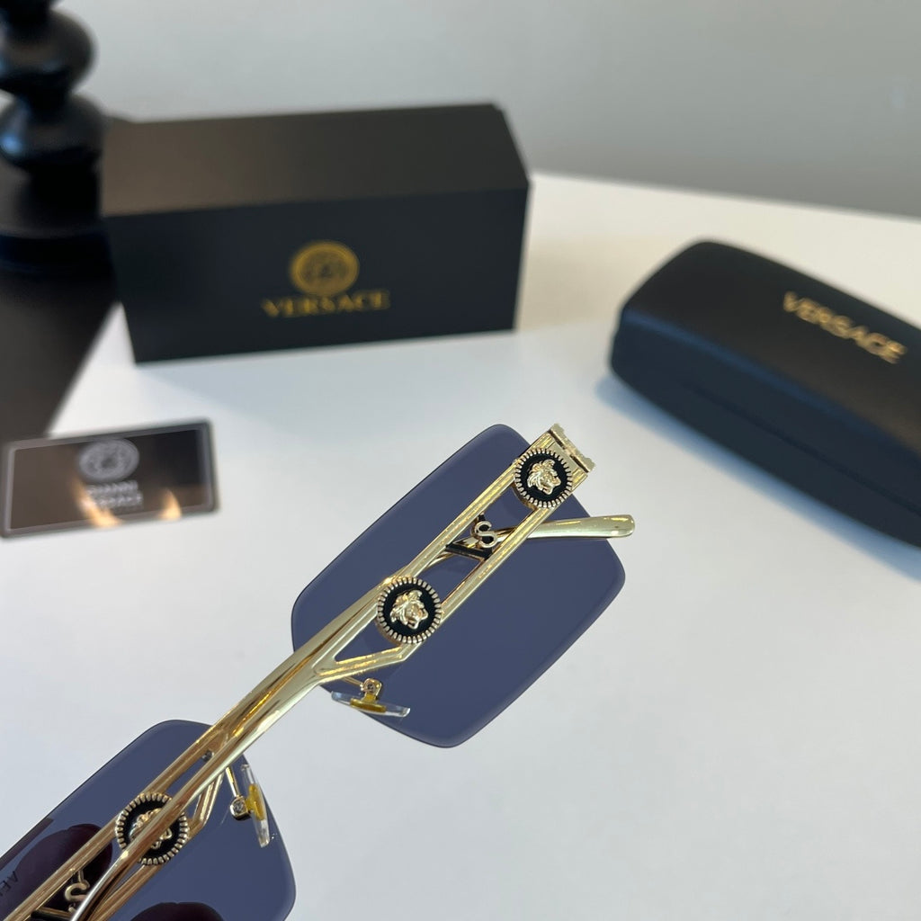 Versace Fashion Blue Lens Sunglasses for Men - 372512 - detail image 7