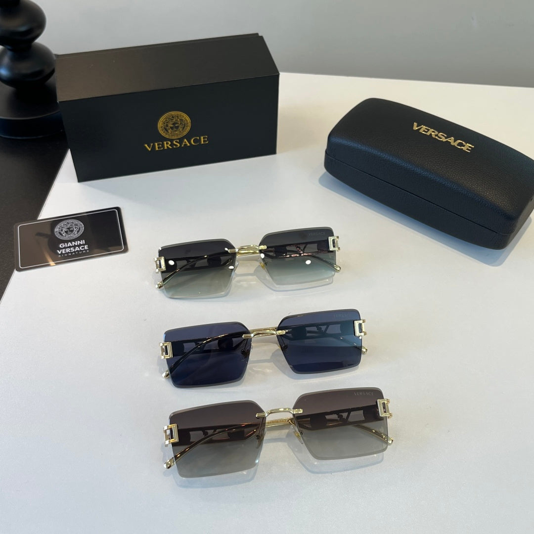 Versace Fashion Silver Lens Sunglasses for Men - 372514 - detail image 12