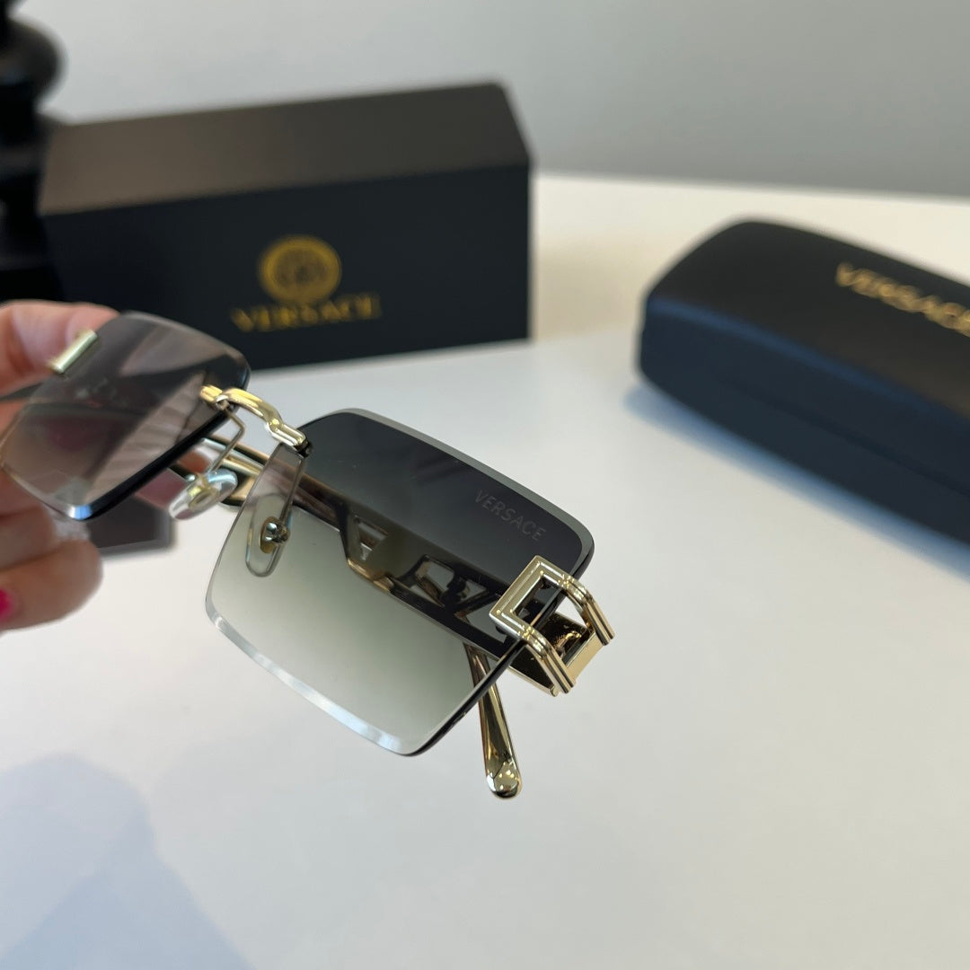 Versace Fashion Silver Lens Sunglasses for Men - 416384 - detail image 6