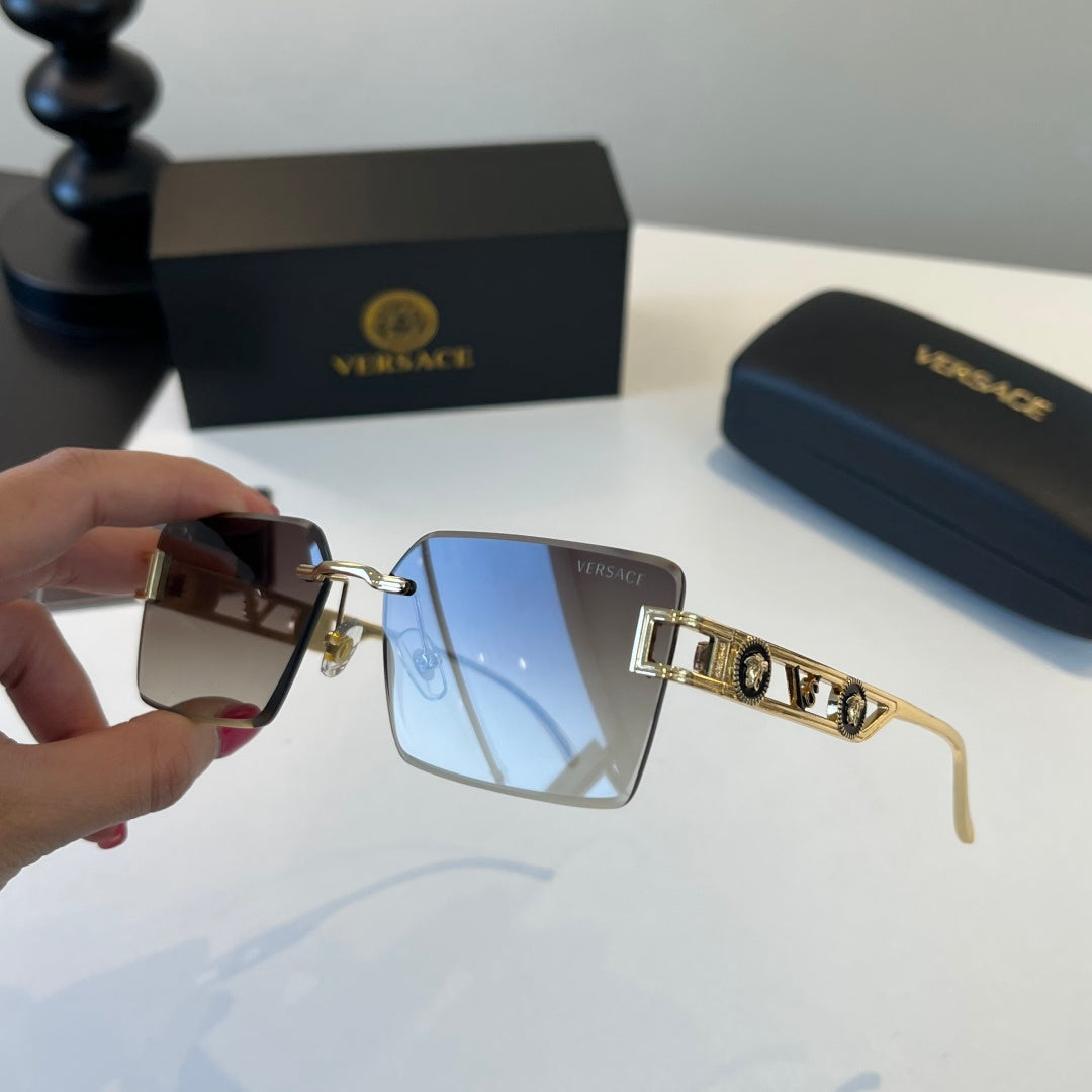 Versace Fashion Silver Lens Sunglasses for Men - 372514 - detail image 9