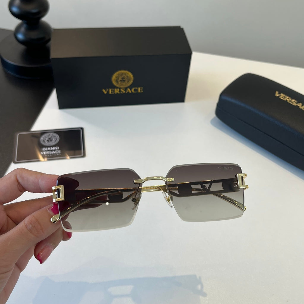 Versace Fashion Silver Lens Sunglasses for Men - 372514 - detail image 5