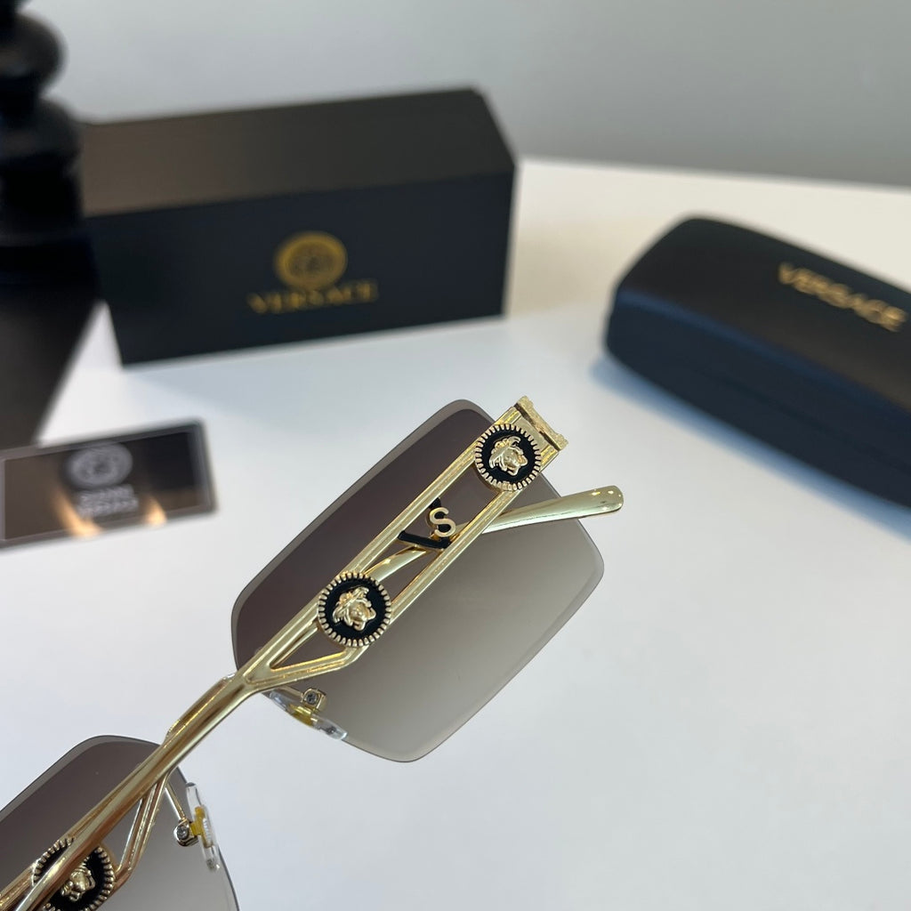 Versace Fashion Silver Lens Sunglasses for Men - 372514 - detail image 7