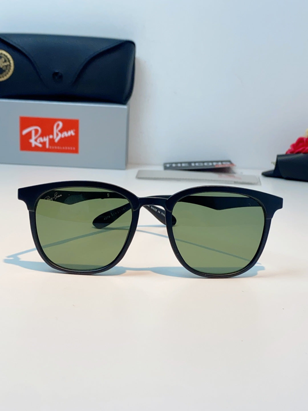Ray-Ban RB4278 Square Brown Lens Sunglasses for Men & Women - detail image 2