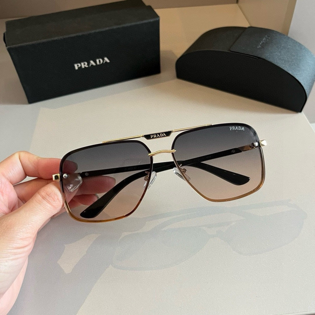 Prada Polarized Fashion Silver Lens Sunglasses for Men - 432048 - detail image 6