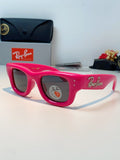 Ray-Ban Square Purple Lens Sunglasses for Men & Women