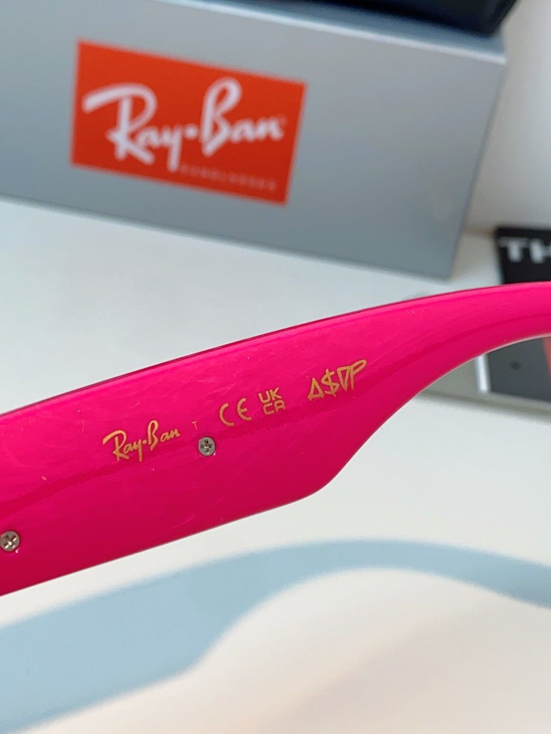 Ray-Ban Square Purple Lens Sunglasses for Men & Women - detail image 8