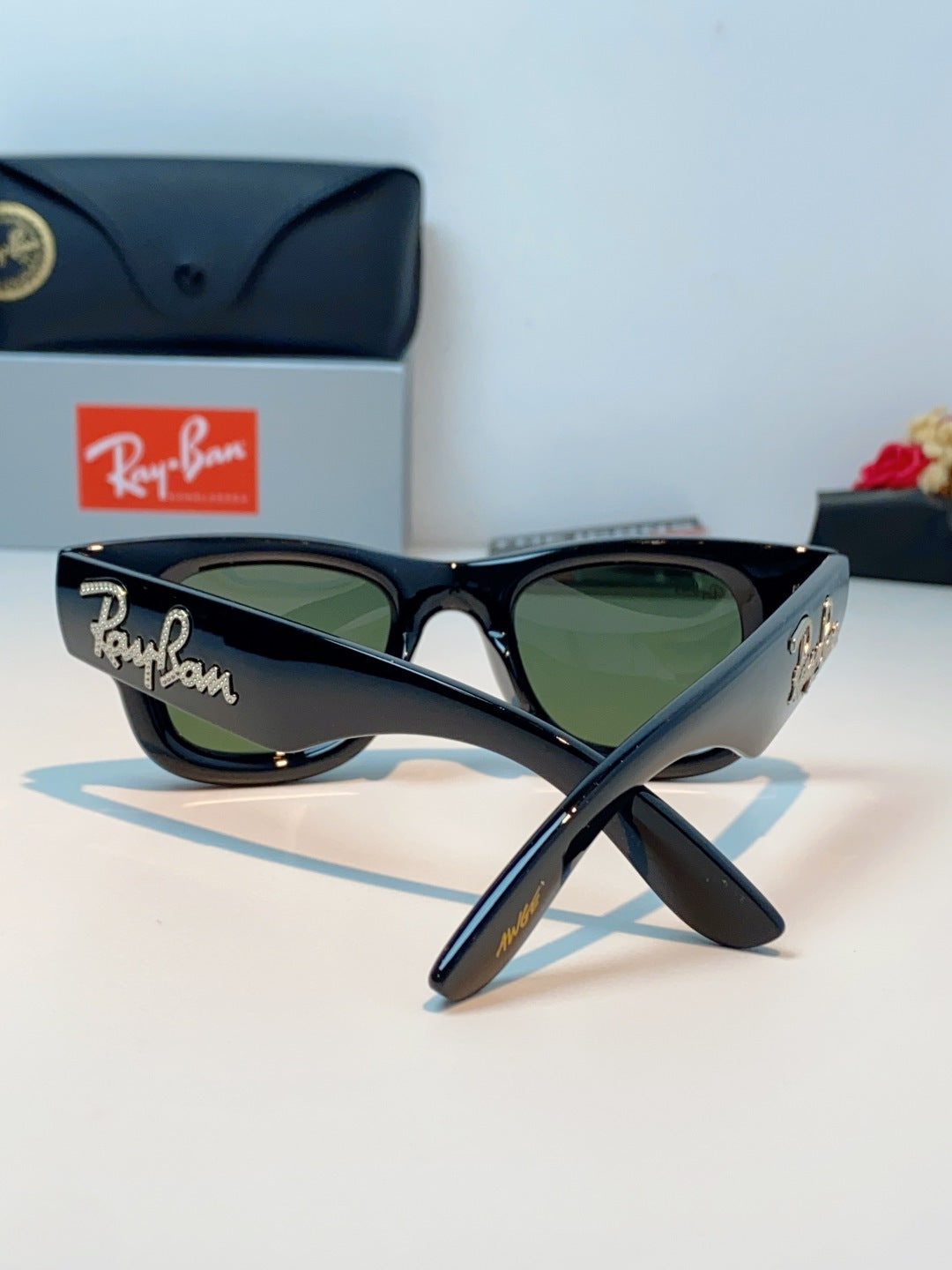 Ray-Ban Square Black Lens Sunglasses for Men & Women - 488216 - detail image 3