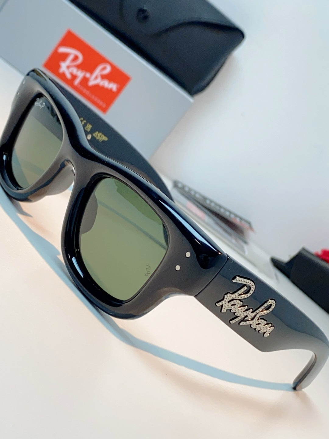 Ray-Ban Square Black Lens Sunglasses for Men & Women - 488216 - detail image 7
