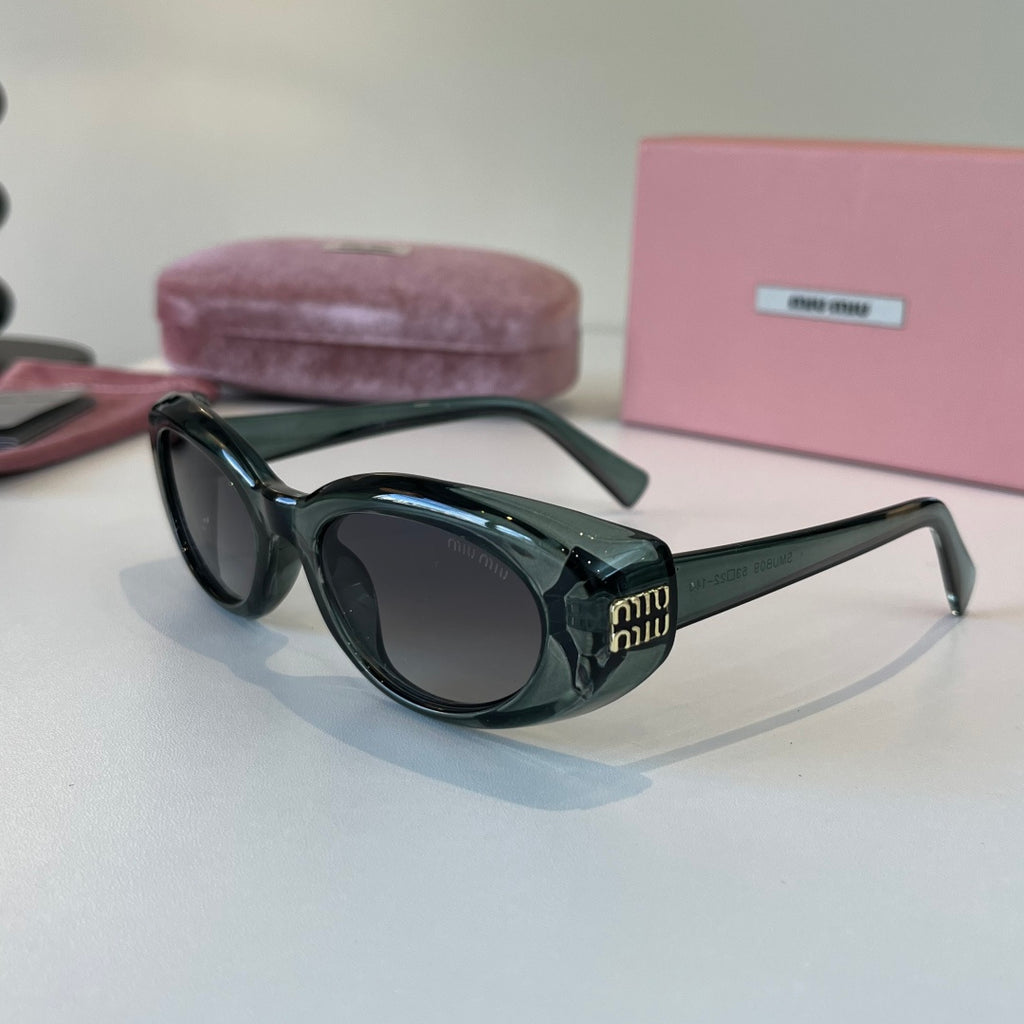 Miu Miu Cat-Eye Black Lens Sunglasses for Men & Women - 432561 - detail image 3