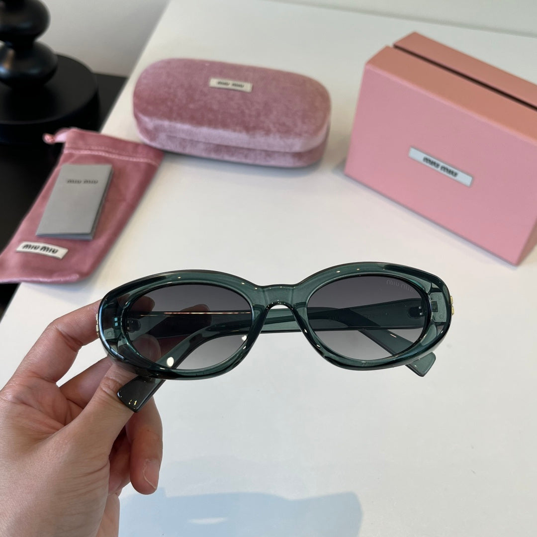Miu Miu Cat-Eye Black Lens Sunglasses for Men & Women - 466065 - detail image 6