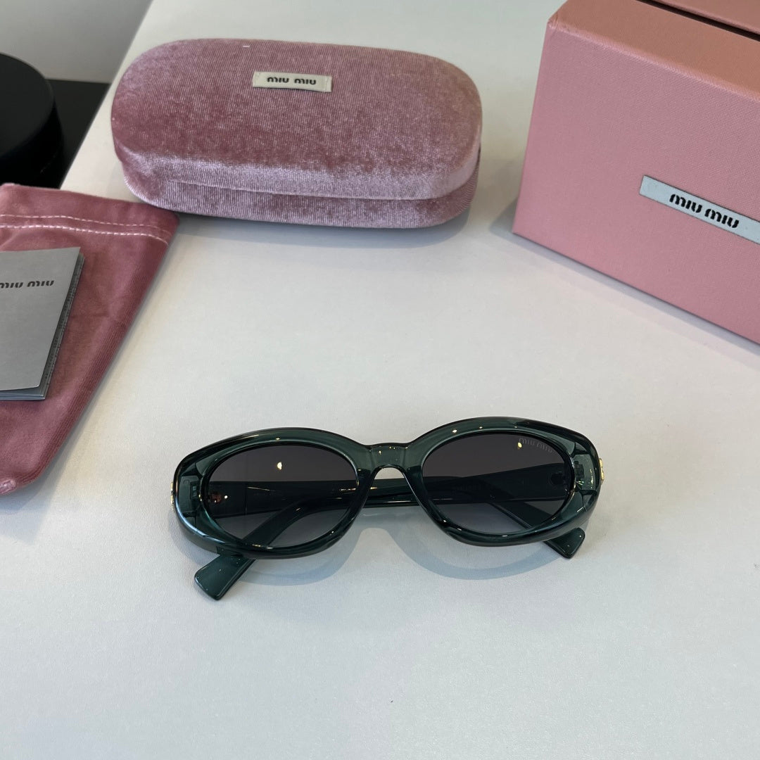 Miu Miu Cat-Eye Black Lens Sunglasses for Men & Women - 432561 - detail image 5