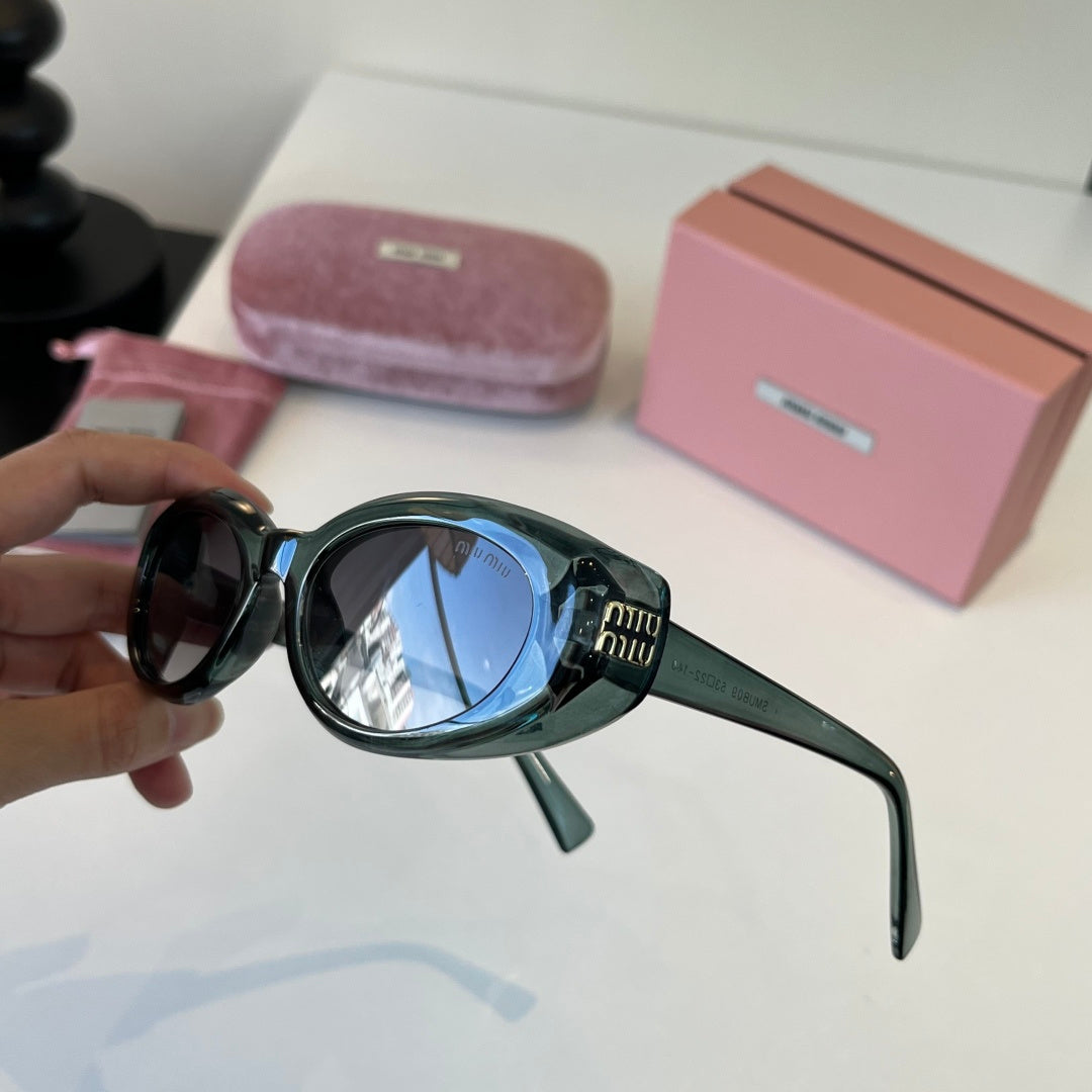 Miu Miu Cat-Eye Black Lens Sunglasses for Men & Women - 432561 - detail image 4