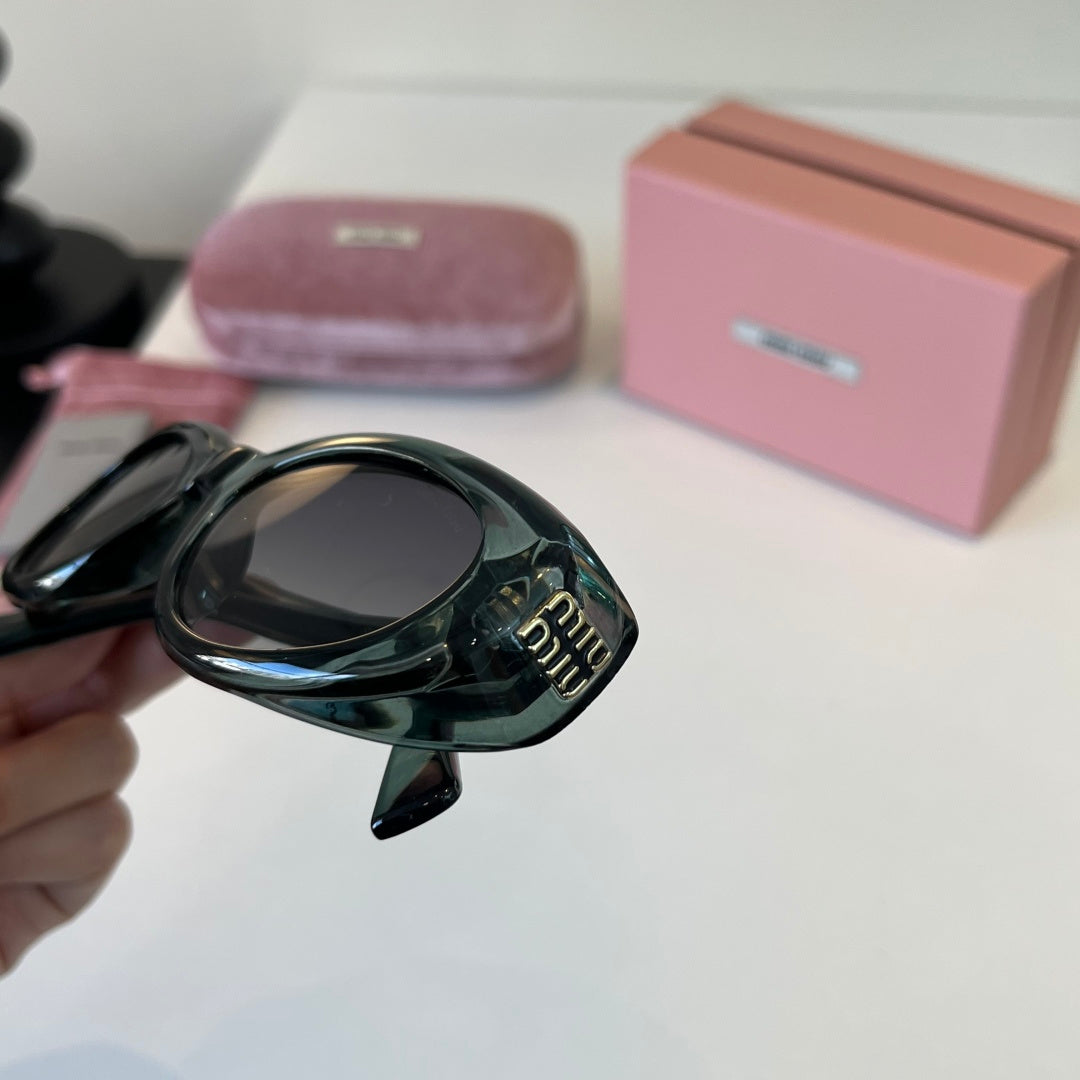 Miu Miu Cat-Eye Black Lens Sunglasses for Men & Women - 466065 - detail image 7