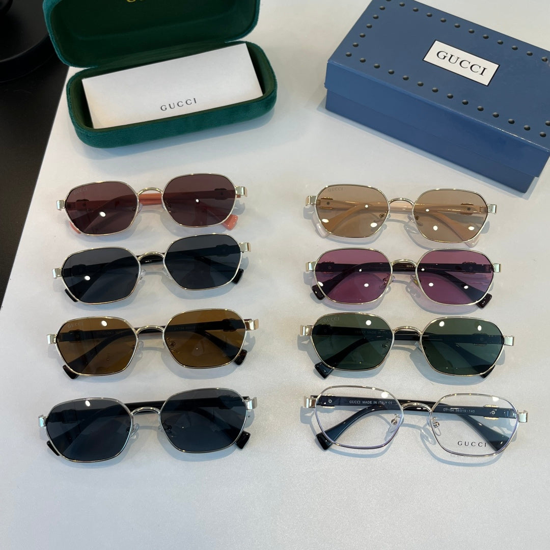 Gucci Oversized Silver Lens Sunglasses for Men & Women - 381955 - detail image 11