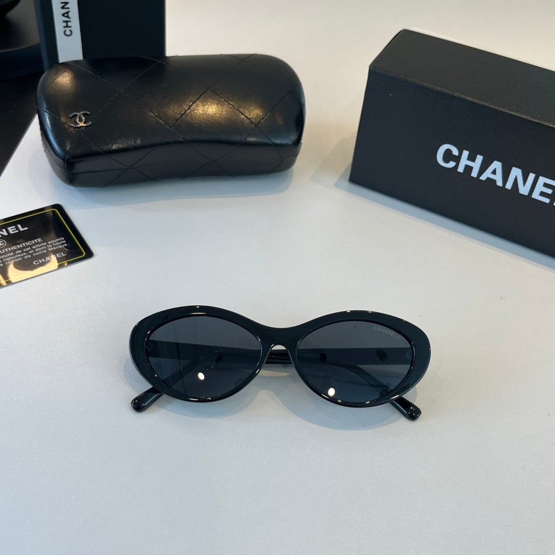 Chanel Cat-Eye Silver Lens Sunglasses for Men & Women - 415314 - detail image 5