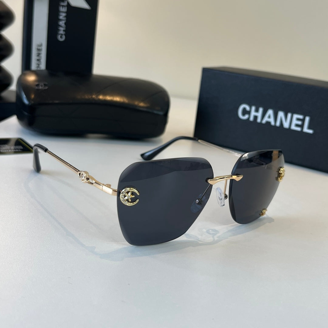 Chanel Fashion Silver Lens Sunglasses for Men & Women - 358105