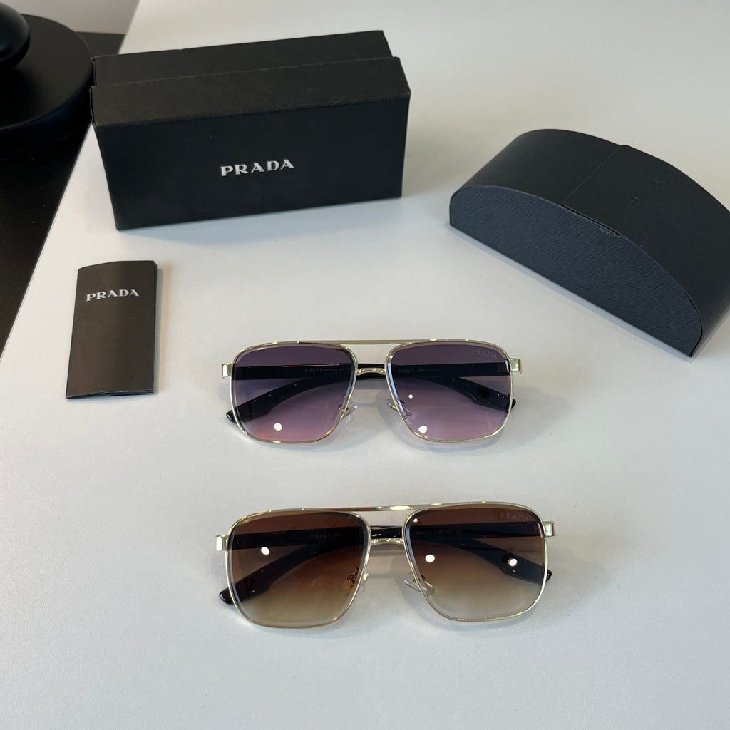 Prada Polarized Fashion Silver Lens Sunglasses for Men - 358366 - detail image 11