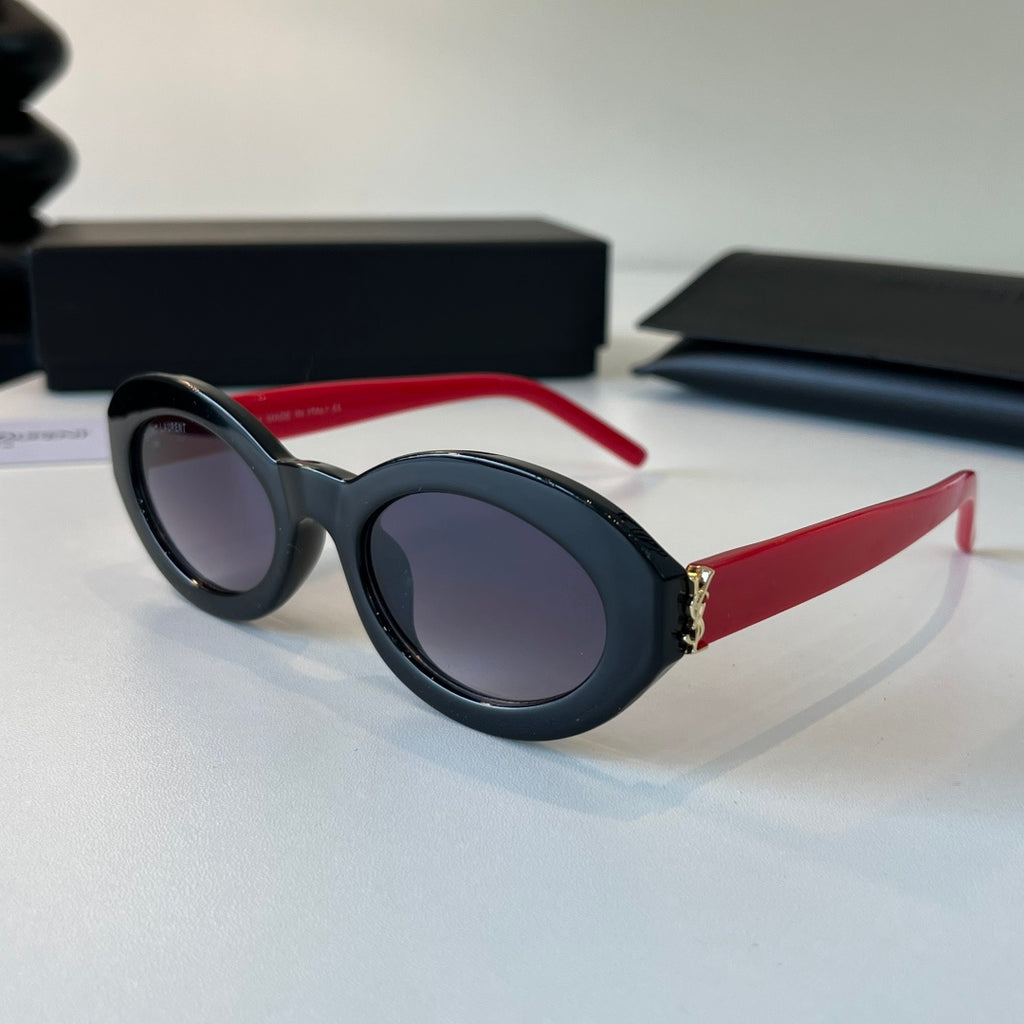 Saint Laurent Cat-Eye Silver Lens Sunglasses for Men & Women - 431896 - detail image 3