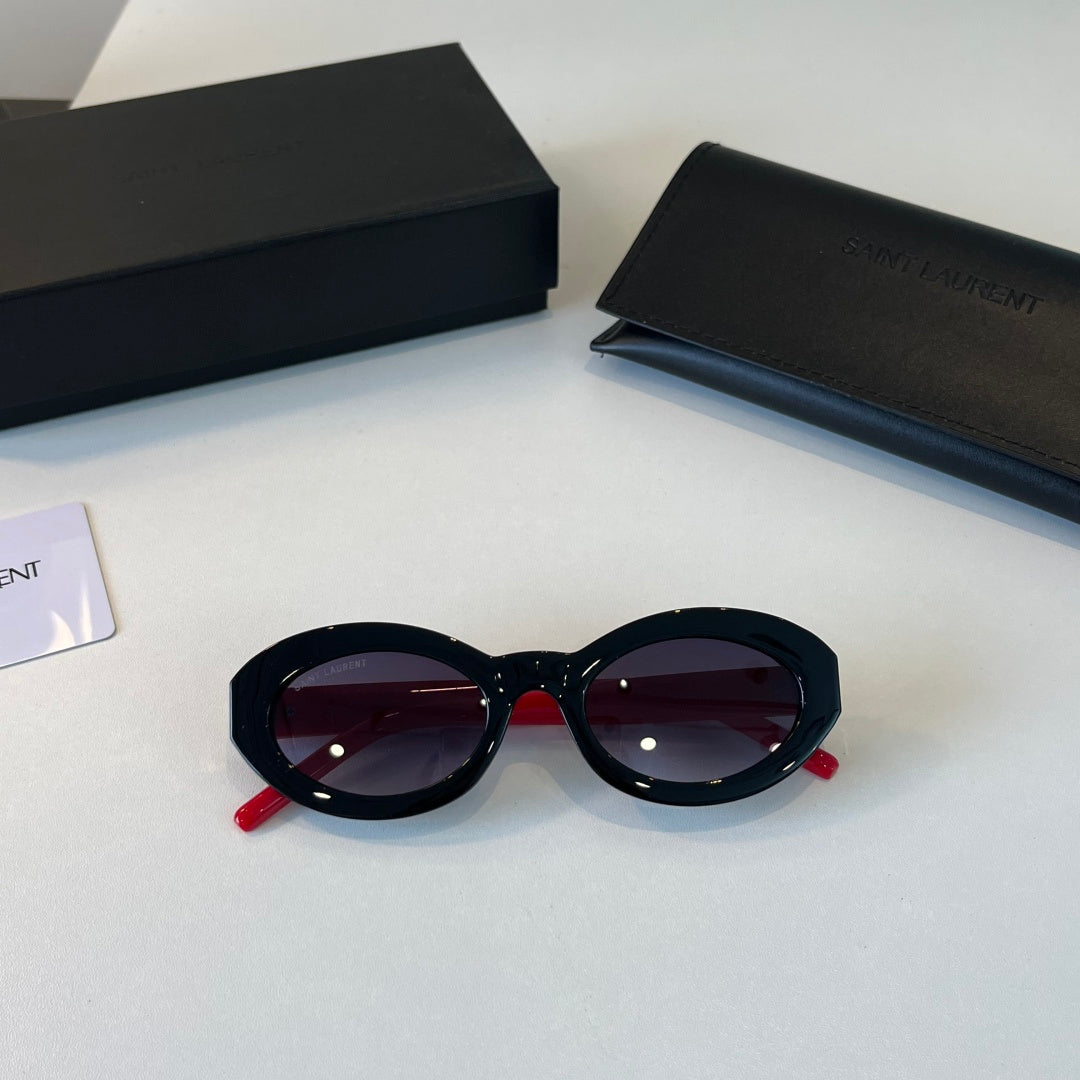 Saint Laurent Cat-Eye Silver Lens Sunglasses for Men & Women - 431896 - detail image 4