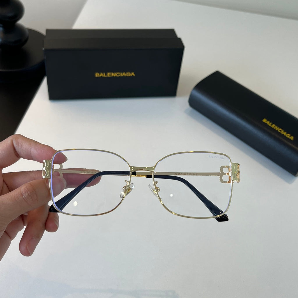 Balenciaga Rectangular Silver Lens Sunglasses for Men & Women - 399139 - detail image 5