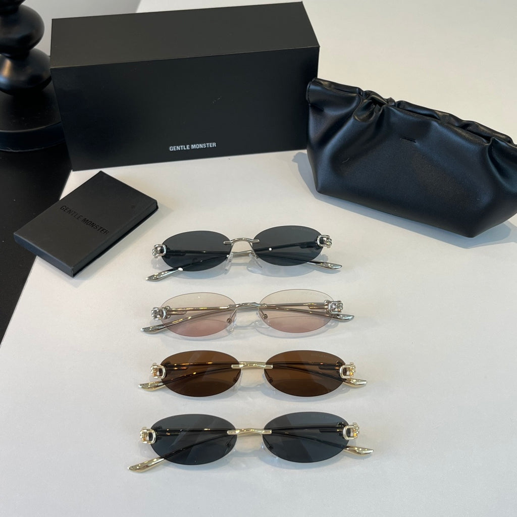 Gentle Monster Fashion Silver Lens Sunglasses for Men & Women - detail image 11