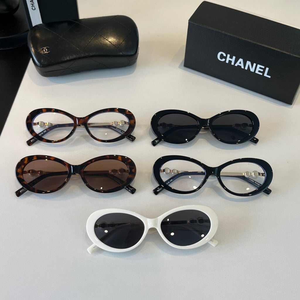 Chanel Cat-Eye Silver Lens Sunglasses for Men & Women - 371767 - detail image 11
