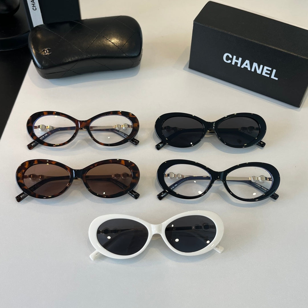 Chanel Cat-Eye Silver Lens Sunglasses for Men & Women - 371767 - detail image 11
