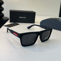Prada Fashion Black Lens Sunglasses for Men - 487146
