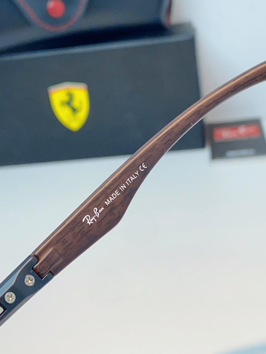 Ray-Ban RB5602 Polarized Metal Aviator Gray Lens Sunglasses for Men & - 358984 - detail image 9