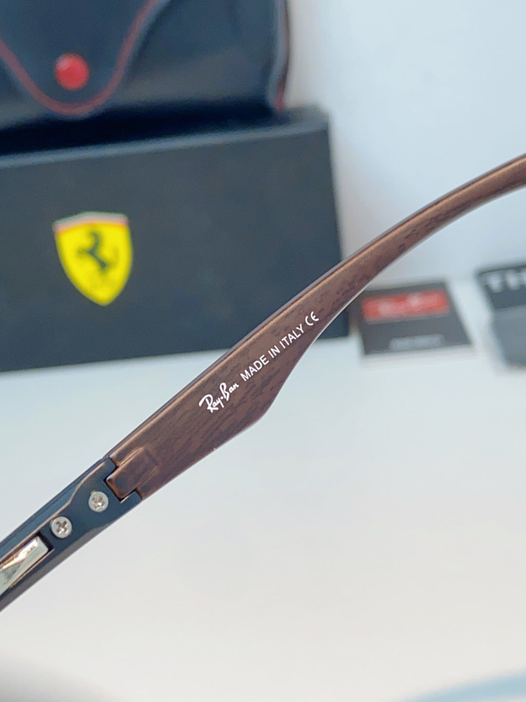 Ray-Ban RB5602 Polarized Metal Aviator Blue Lens Sunglasses for Men & Women - detail image 9