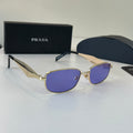Prada Fashion Blue Lens Sunglasses for Men & Women - 358375