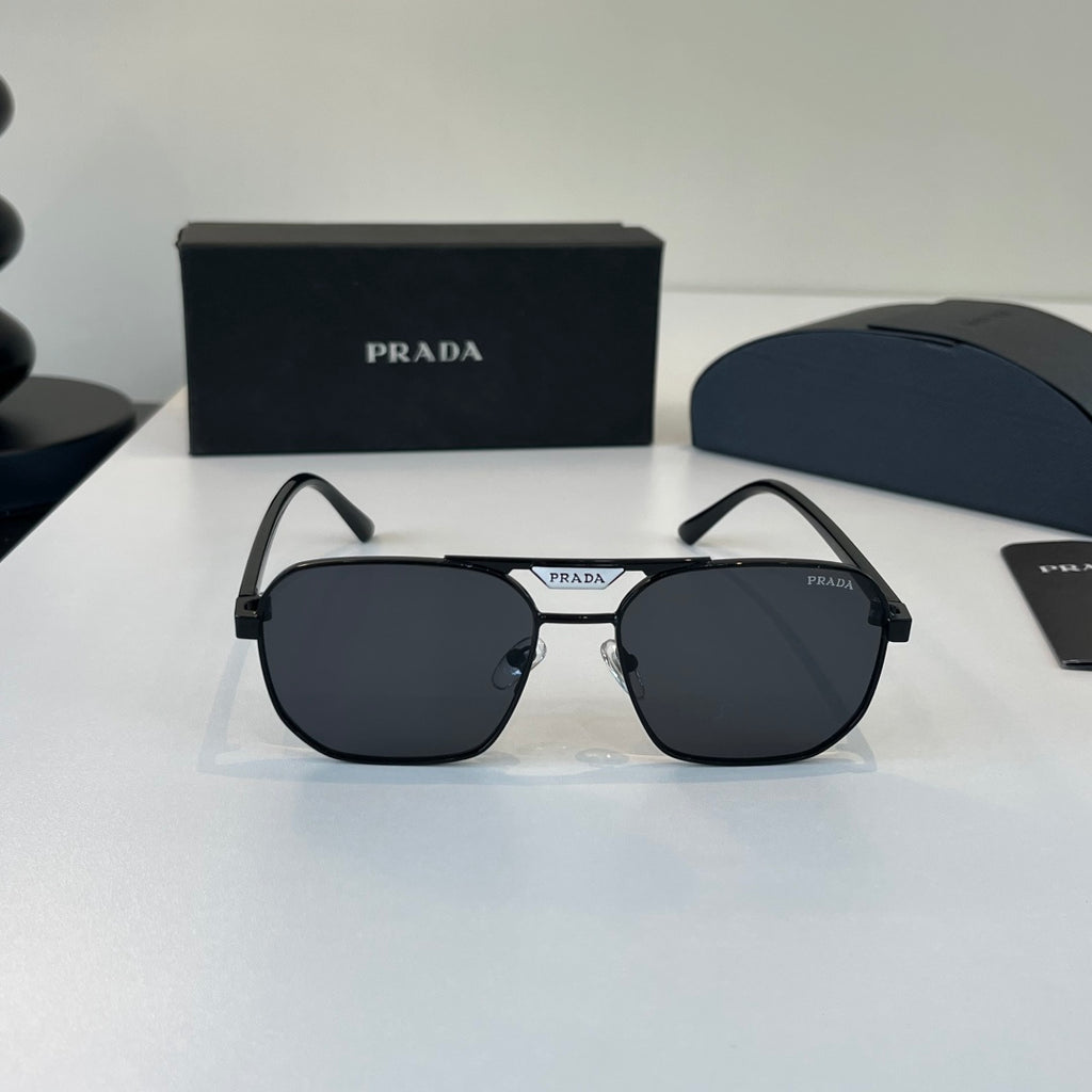 Prada Fashion Black Lens Sunglasses for Men - 382564 - detail image 2