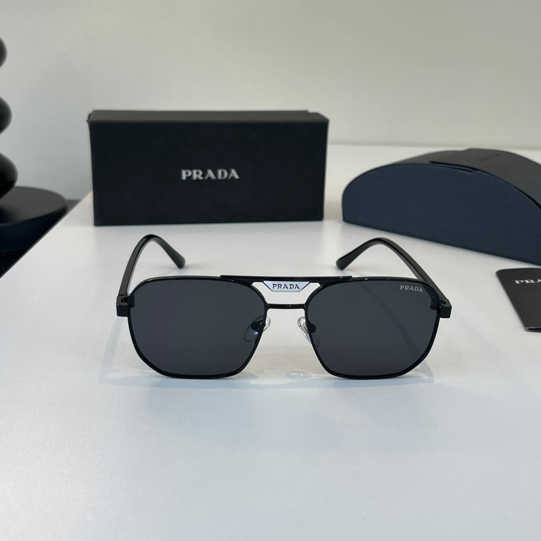 Prada Fashion Black Lens Sunglasses for Men - 382564 - detail image 2