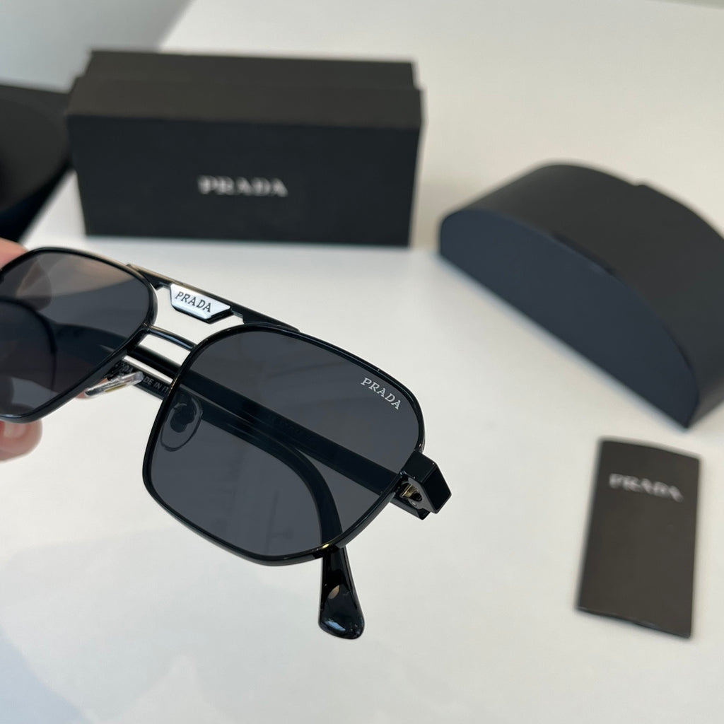 Prada Fashion Black Lens Sunglasses for Men - 358356 - detail image 6