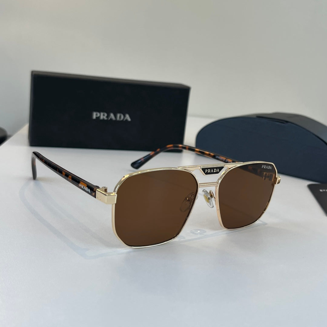 Prada Fashion Brown Lens Sunglasses for Men - 358358