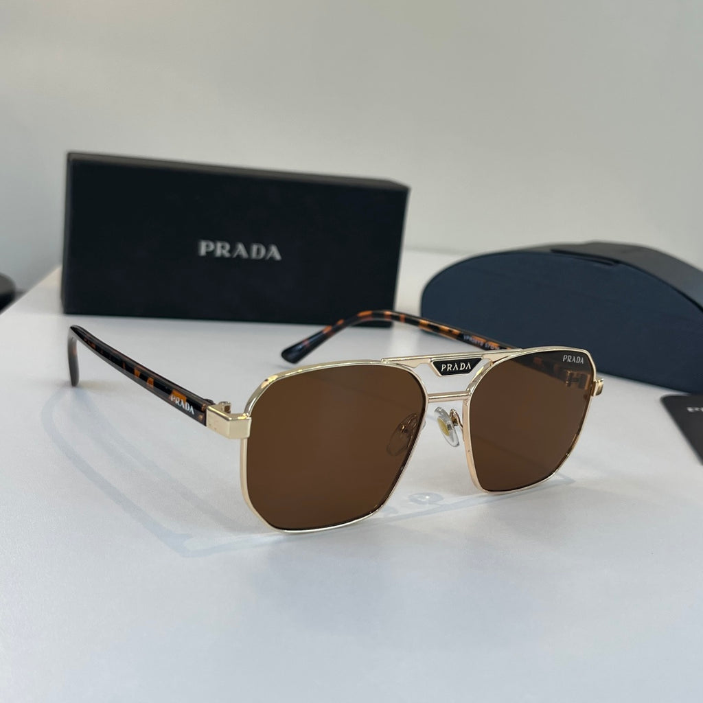 Prada Fashion Brown Lens Sunglasses for Men - 382566