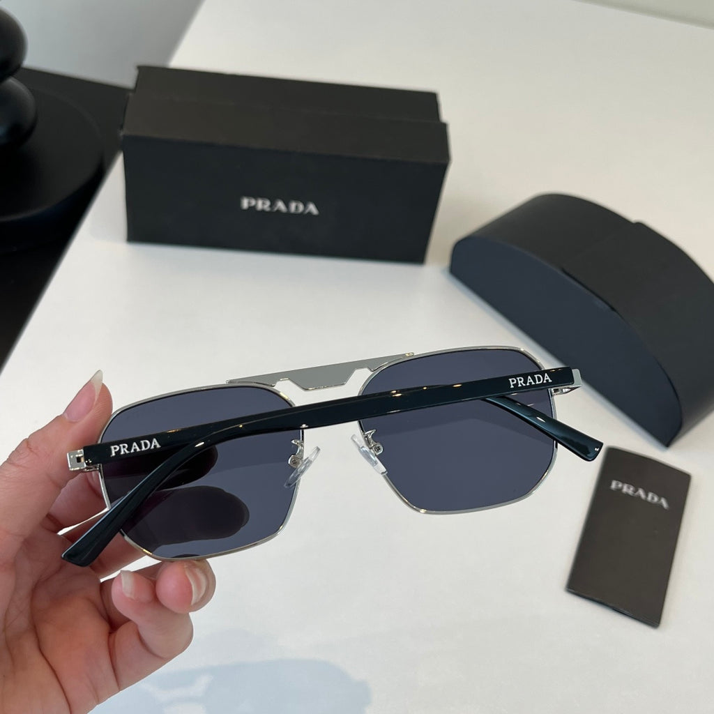 Prada Fashion Black Lens Sunglasses for Men - 358359 - detail image 8