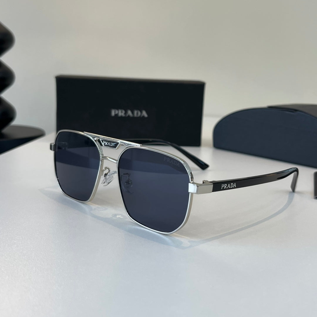 Prada Fashion Black Lens Sunglasses for Men - 358359 - detail image 3