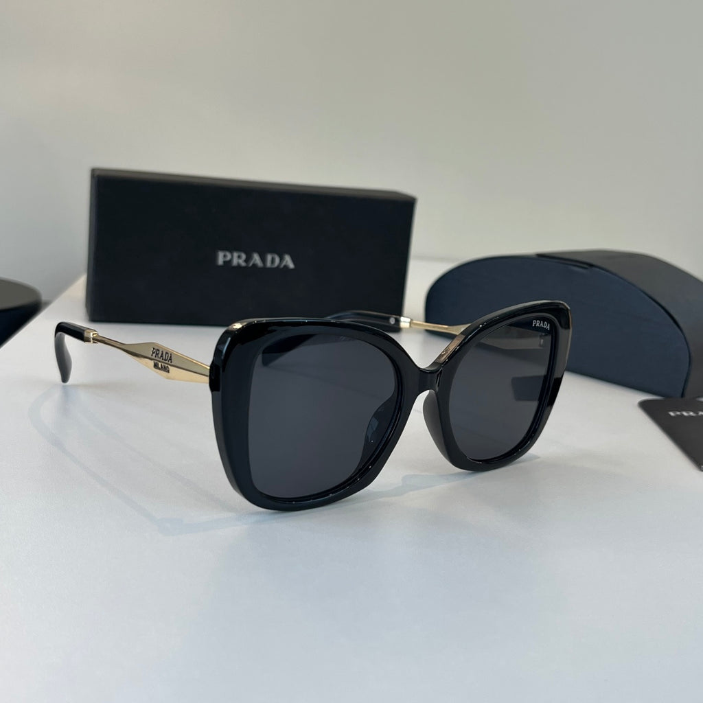 Prada Fashion Black Lens Sunglasses for Men - 358362