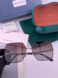 Gucci G9638 Polarized Square Brown Lens Sunglasses for Women - 357928