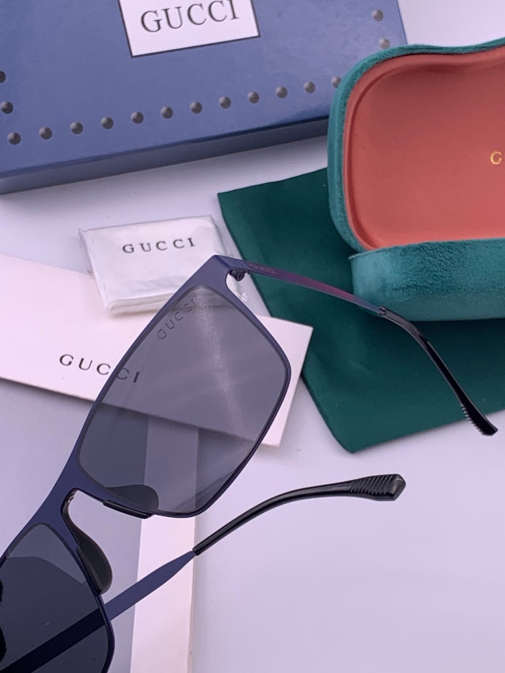 Gucci G6225 Polarized Aviator Gold Lens Sunglasses for Men - 357899 - detail image 3