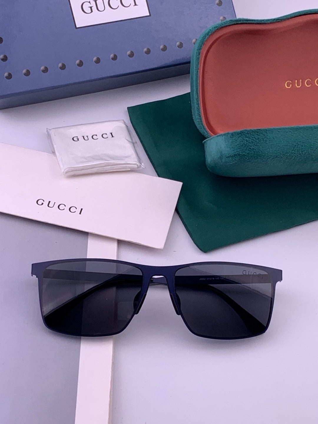 Gucci G6225 Polarized Aviator Gold Lens Sunglasses for Men - 357899 - detail image 7