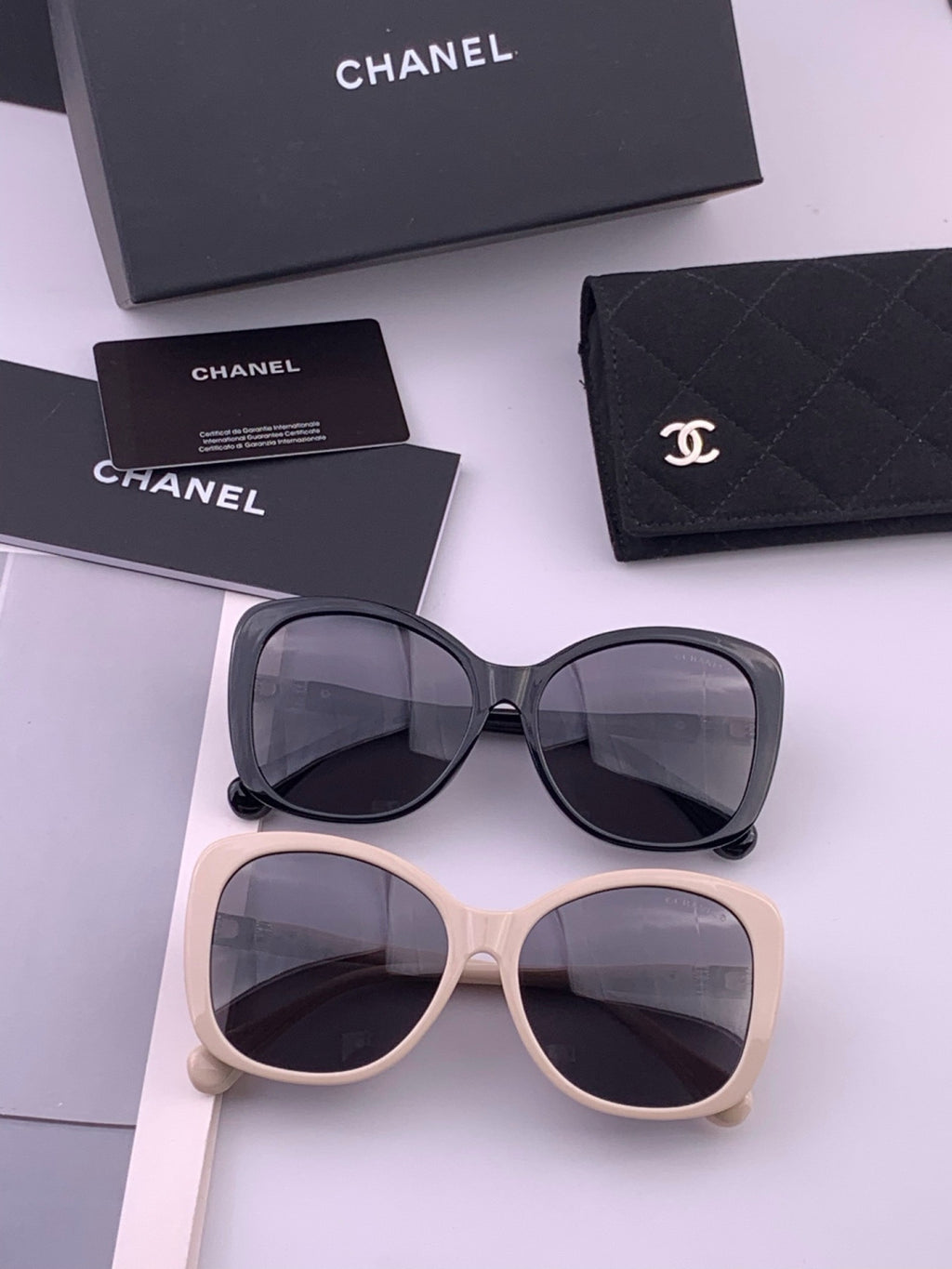 Chanel CH4907 Polarized Square Gray Lens Sunglasses for Women - 358153 - detail image 8