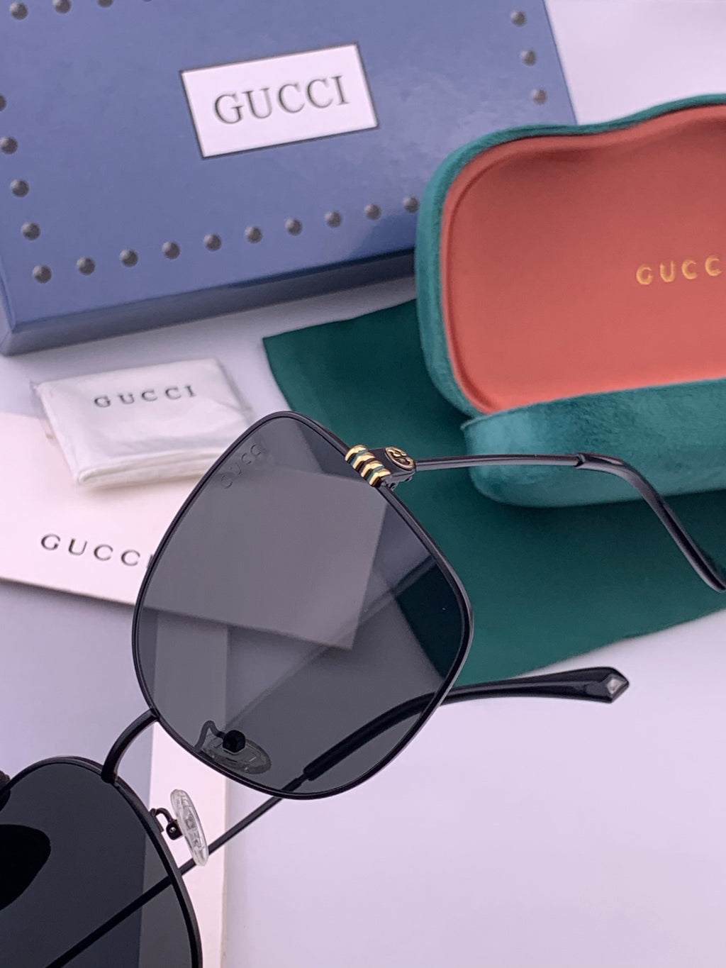 Gucci G2330 Polarized Round Brown Lens Sunglasses for Women - 357882 - detail image 3