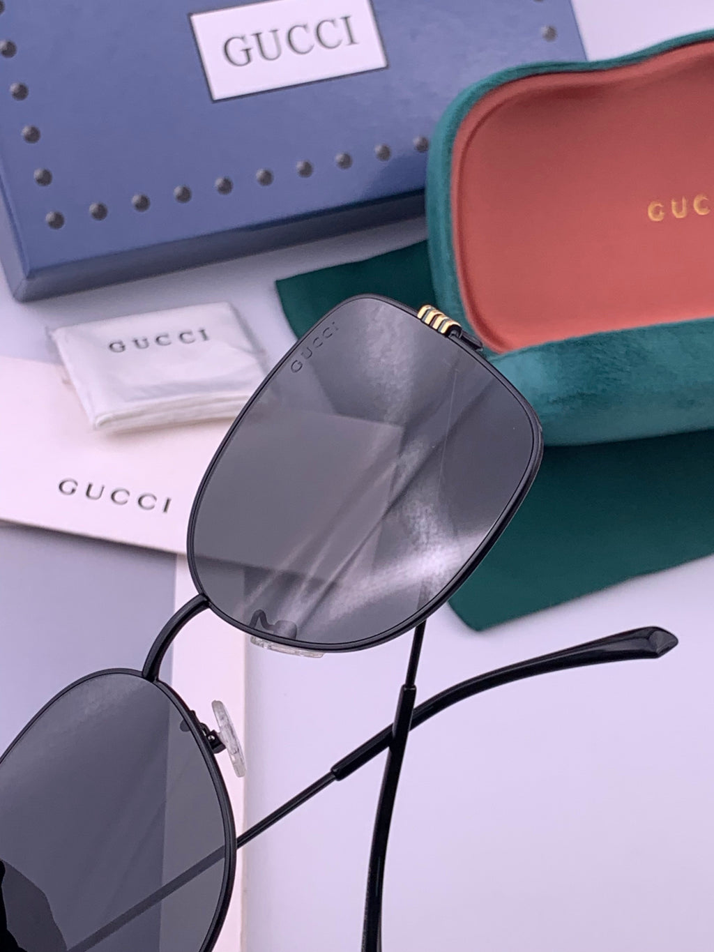 Gucci G2330 Polarized Round Brown Lens Sunglasses for Women - 357882 - detail image 5