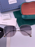 Gucci G2330 Polarized Round Black Lens Sunglasses for Women - 357883