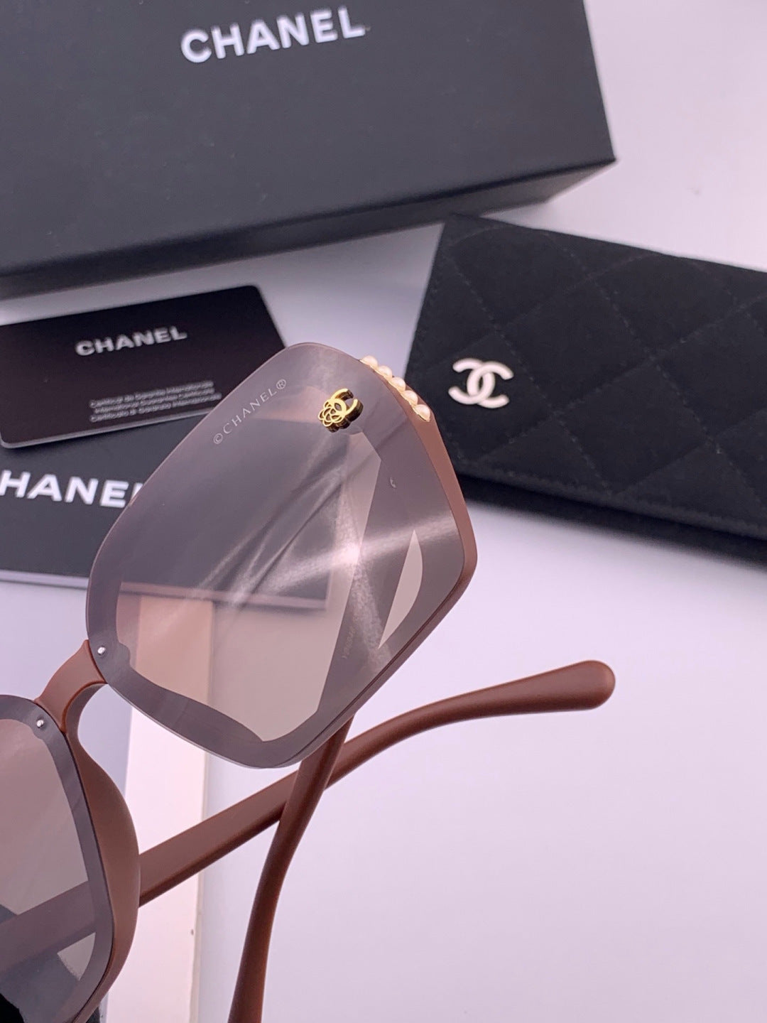 Chanel CH6994 Polarized Oversized Brown Lens Sunglasses for Men & Wom - 358060 - detail image 4